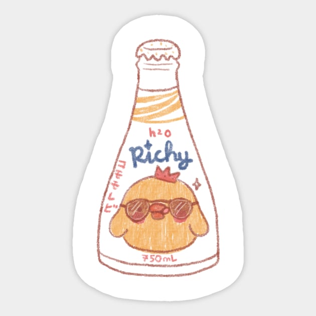 Drink Series - Richy Sticker by komomorebi